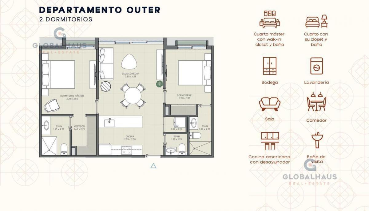 Venta Departamento de Estreno Urb. Bosko, Via La Costa Km 16.5, Guayaquil 2 Habitaciones, A. N. Guayas — imagen 5