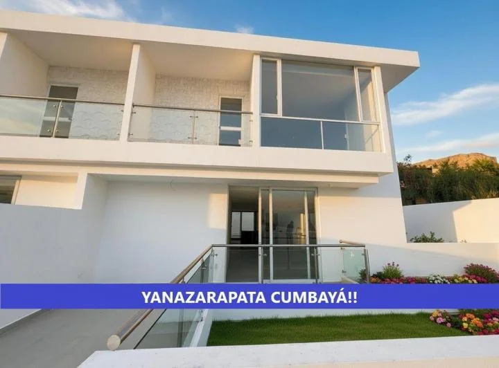 Hermosa Casa de Venta en Yanazarapata Cumbayá! Vista! a Estrenar! — imagen 1