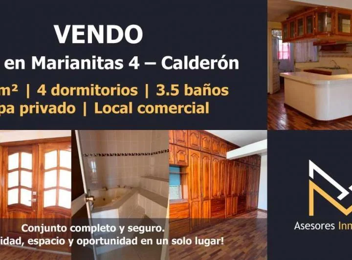Casa de 4 Dorm. 3 Baños y Medio en Venta — imagen 1