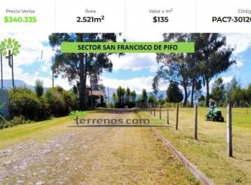 Terreno de Venta en La Alegría, Sector San Francisco de Pifo 2.521 m² — imagen 5