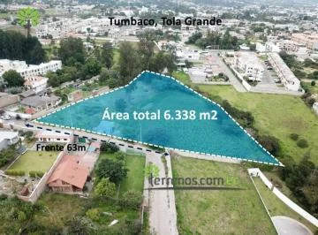 Vendo Terreno 6338 m² Valle Cumbaya - Sector Tola Grande Tumbaco Proyecto Inmobiliario — imagen 4