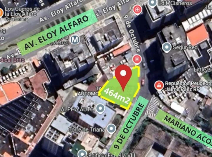 Terreno en Venta de 464 m² Av 9 de Octubre y Mariano Acosta — imagen 1