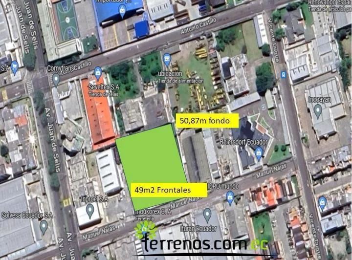 Terreno Industrial de Venta en Carcelen 2.495 m² con Cerramiento y Plano — imagen 1