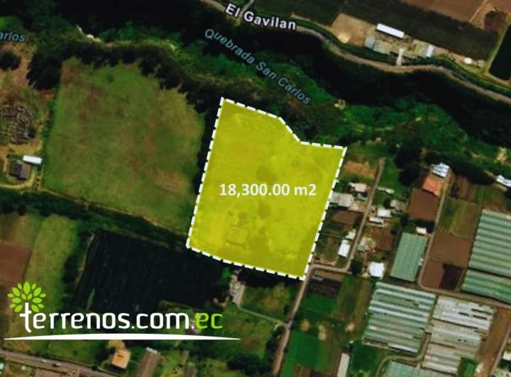 Terreno de Venta en Yaruqui Cerca de La Vía Principal 18.300 m² Pocos Minutos de Tababela Checa — imagen 1