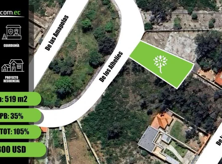 Terreno de Venta Urb. La Marca 519 m² en Mitad del Mundo — imagen 1