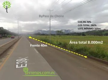Terreno en Venta de Terreno 8.000 m² en Chone, Bypass de Chone. Manabí — imagen 5
