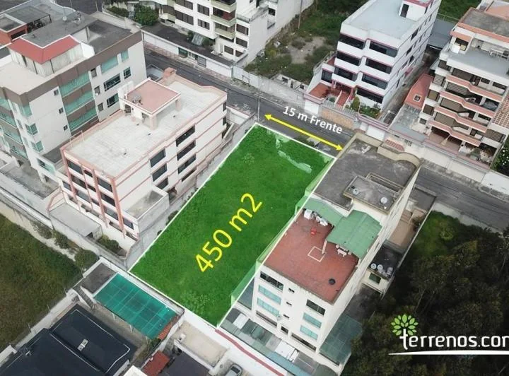 Venta de Terreno, 450 m², Ponceano Alto, Sector Supermaxi, Av Real Audiencia. Provincia de Pichincha — imagen 1
