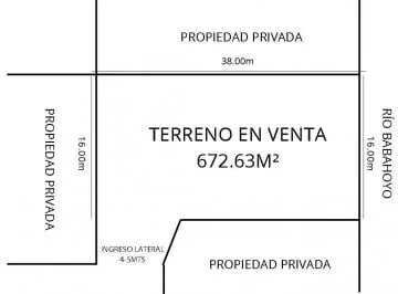 Terreno en Venta 672 m² - Salida Al Río - Urb. Aquamarina, Vía a Samborondón, Guayas — imagen 5