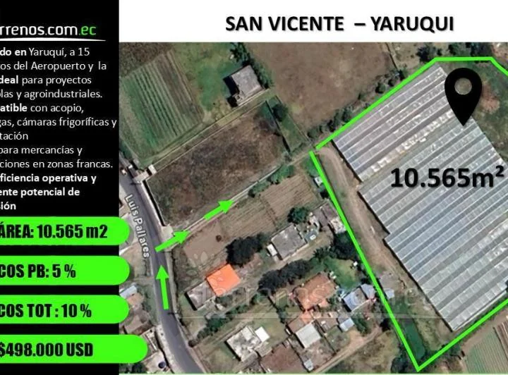 Terreno en Yaruqui 1 Hectarea — imagen 1
