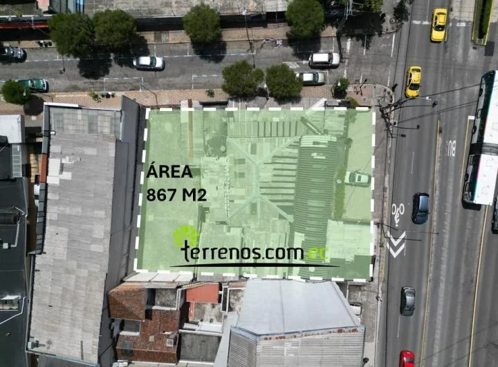 Terreno de Venta 867 m², Sector La Mariscal, Av 6 de Diciembre — imagen 1