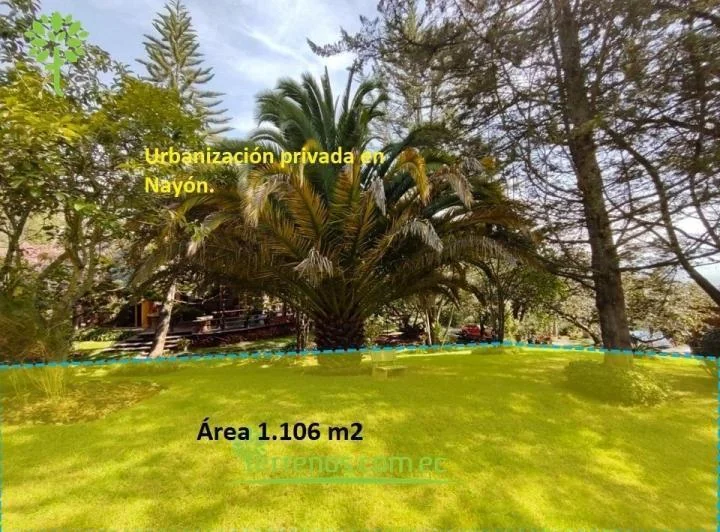 Venta de Terreno 1.106 m² Dentro de Urbanización Privada en Nayón. Provincia de Pichincha — imagen 1