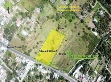 Terreno en Venta, 4.573 m² en Tumbaco, Ideal Para Proyectos Inmobiliarios. Provincia de Pichincha — imagen 5