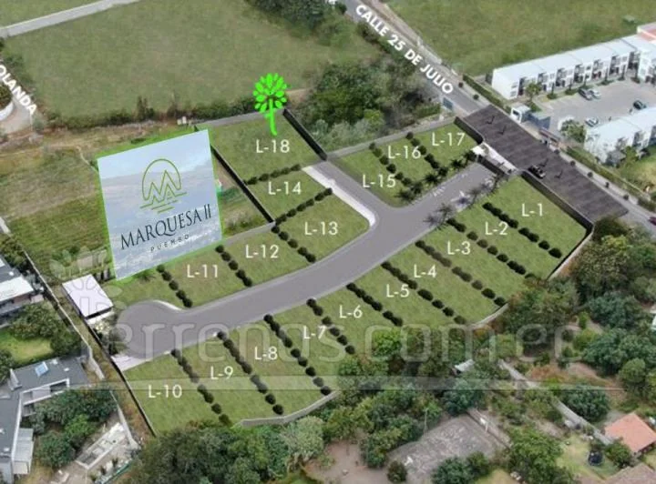 Terrenos de Venta en Puembo de 520 m² Urb. Privada — imagen 1
