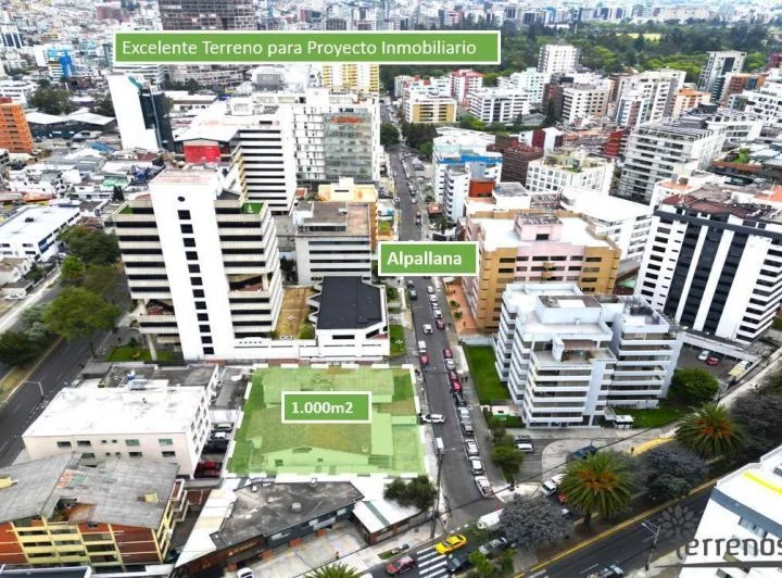 Terreno en Venta en Quito, Alpallana y Diego de Almagro — imagen 1
