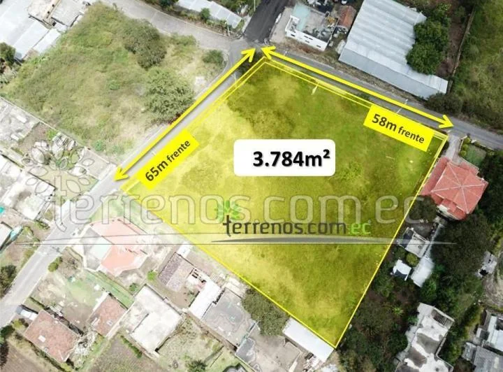 Terreno Independiente de Venta 3.784 m² en Nayón — imagen 1