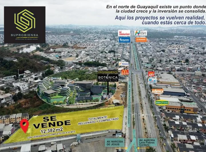 Analizamos Toda Propuesta - Terreno Comercial Av Fco. de Orellana - 12.382 m², Guayas — imagen 1