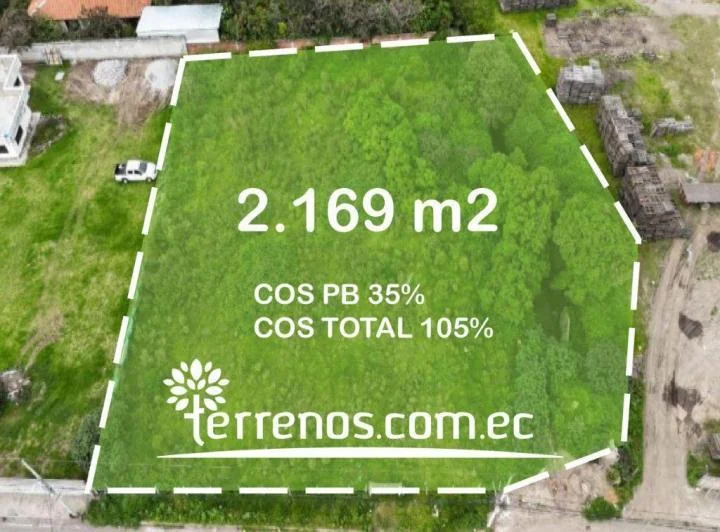 Terreno de 2.169 m² en Venta La Cerámica Tumbaco — imagen 1