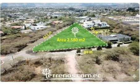 Terreno de 2.580 m² Urbanizacion Viña del Rio Tumbaco — imagen 1