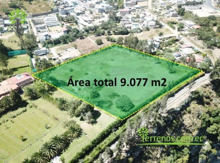 Vendo Terreno - Puembo de 9.077 m² Para Quintas Campestres — imagen 1