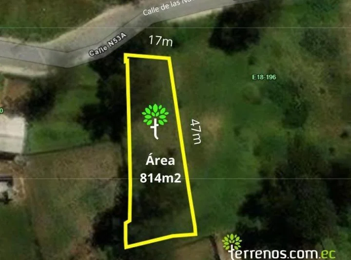 Terreno de Venta en Amagasí del Inca 814.24 m², Sector Colegio Británico — imagen 1