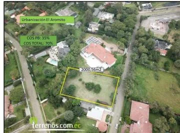 Terreno de Venta en Cumbayá 2000 m². Urbanización El Aromito - Cumbayá. Provincia de Pichincha — imagen 4