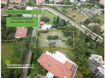 Terreno de Venta en Cumbayá 2000 m². Urbanización El Aromito - Cumbayá. Provincia de Pichincha — imagen 3