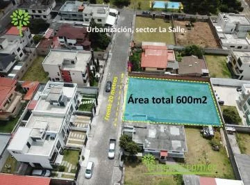 Venta de Terreno 600 m², La Salle, Urbanización Privada, Conocoto. Provincia de Pichincha — imagen 3