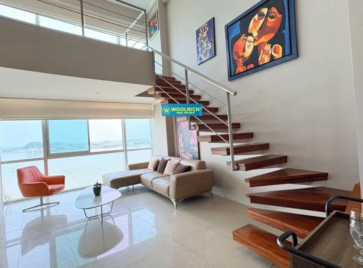 Riverfront Vista Al Rio, Vendo Penthouse Amoblado Tipo Loft, 1 Dorm, 2 Banos, Guayas — imagen 1