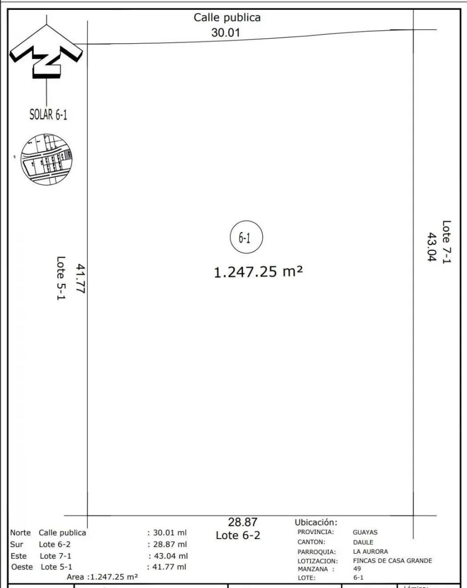 Lote Comercial Villa Club, Guayas — imagen 3