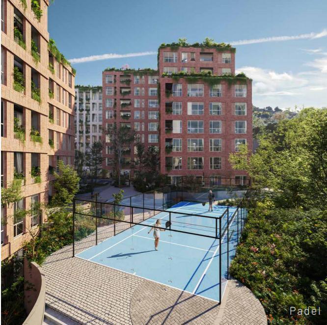 Scc. Venta Estudio de 33,5 m² con Terraza de 4,4 m². Piso 7 – Cumbayá. Proyecto Botániqo — imagen 9