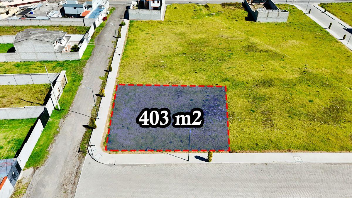 Terreno en Venta en Atuntaqui 404 m² Urbanizacion Montercarlo, Imbabura — imagen 3