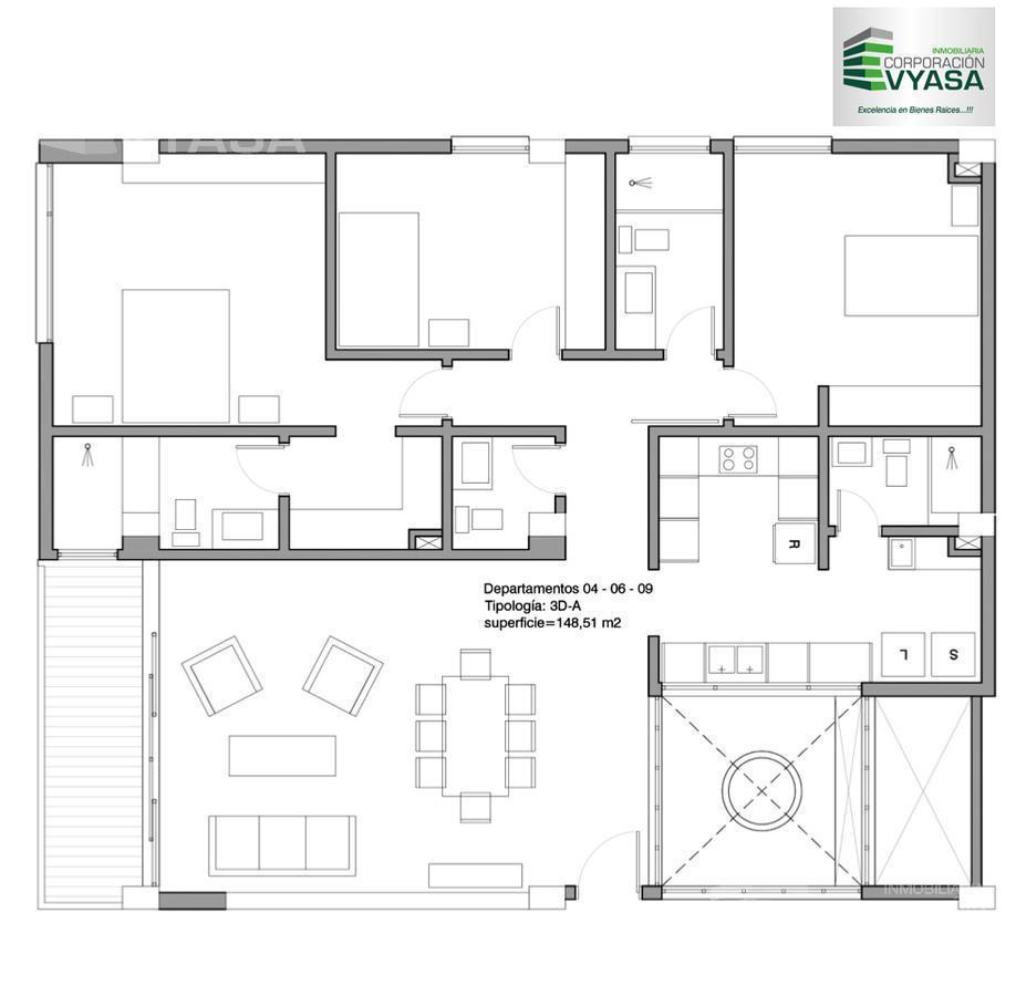 Quito Tenis - Excelente Departamento de Venta 148,50 m² (P3 - 06) — imagen 10