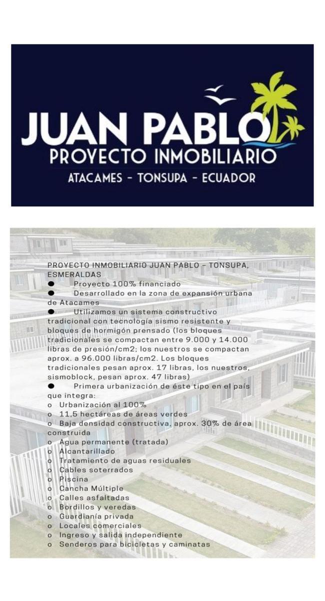 Oportunidad Casa Urb. Juan Pablo Tonsupa / por Terminar — imagen 8