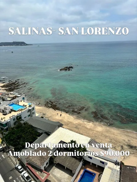 Foto de 7398. Salinas San Lorenzo, Vendo Departamento Full Amoblado 2 Dorm. $90.000. Provincia de Santa Elena
