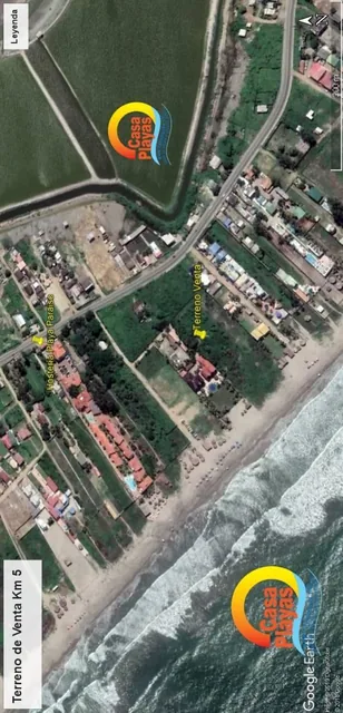 Foto de Terreno Al Pie del Mar de Venta en Playas, 3.686 m Via a Data/posorja Km 5. Guayas