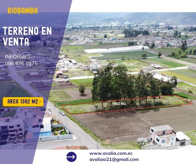 Foto de Venta de Terreno Al Sur de Riobamba, Sector Nueva Circunvalación, Chimborazo