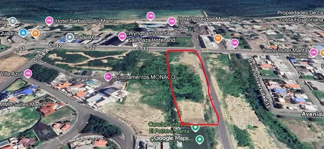 Foto de Terreno Manta de 13.740 m². Estrategicamente Ubicado. Total o Parcial, Manabí