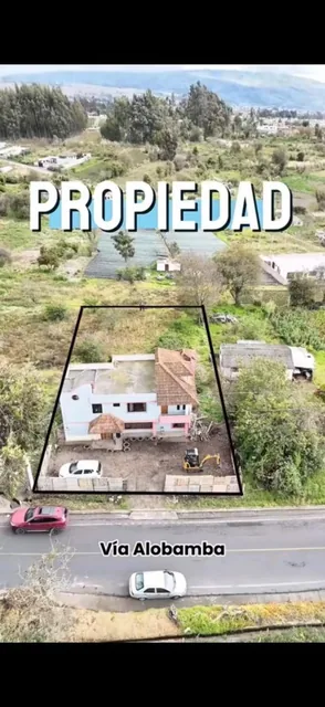 Foto de Casa + Terreno Vía Alobamba Montalvo, Tungurahua