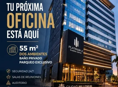 Foto de Exclusiva Oficina de 42 m² en Platinum Business Center, Ciudad Millenium. Guayas